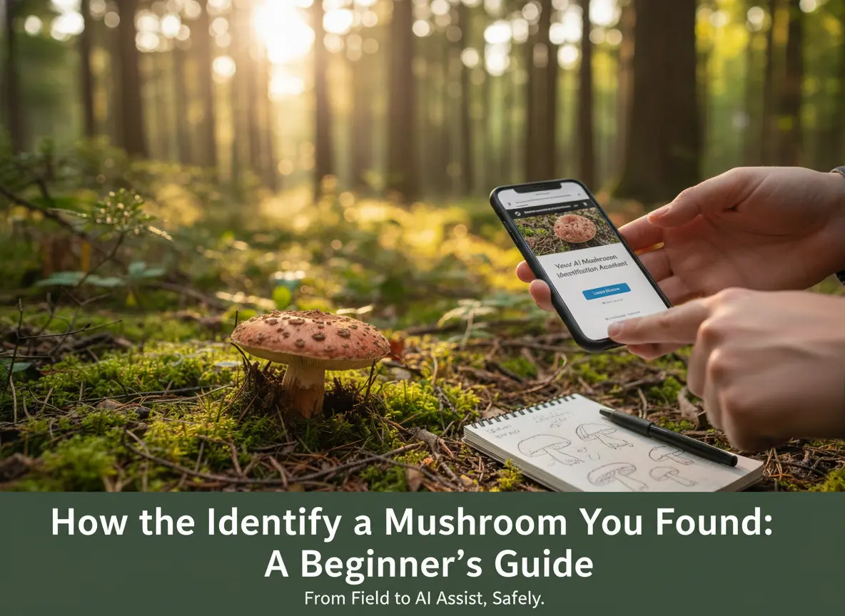 How do I identify a mushroom I found?